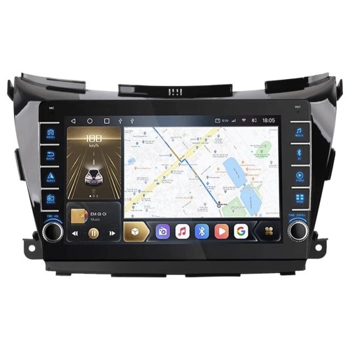 Штатная магнитола CarMedia OL-1663-D (с кнопками) для Nissan Murano III (Z52) 2015-2022 на Android 10.0