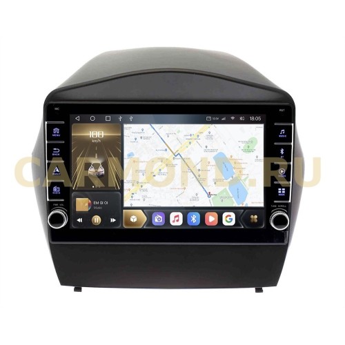 Штатная магнитола CarMedia OL-1702-D (с кнопками) для Hyundai ix35, Tucson II 2011-2015 на Android 10.0