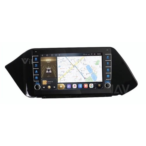 Штатная магнитола CarMedia OL-1771-D (с кнопками) для Hyundai Sonata 2019-2023 на Android 10.0