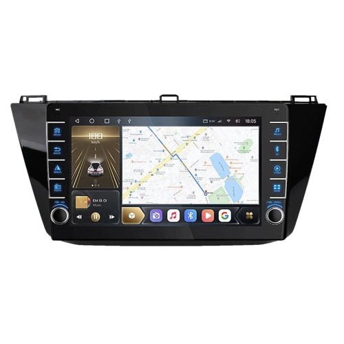 Штатная магнитола CarMedia OL-1913-D (с кнопками) для Volkswagen Tiguan 2016-2022 на Android 10.0