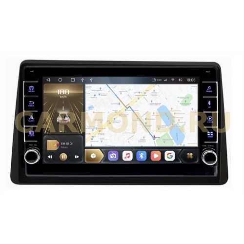 Штатная магнитола CarMedia OL-1941-D (с кнопками) для Renault Duster II 2021 на Android 10.0