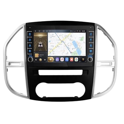 Штатная магнитола CarMedia OL-1946-D (с кнопками) для Mercedes Vito III (W447) 2014-2024 на Android 10.0