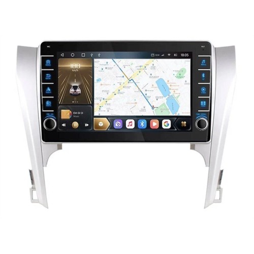 Штатная магнитола CarMedia OL-1607-F (с кнопками) для TOYOTA Camry 2011-2014 (V50) на Android 10.0