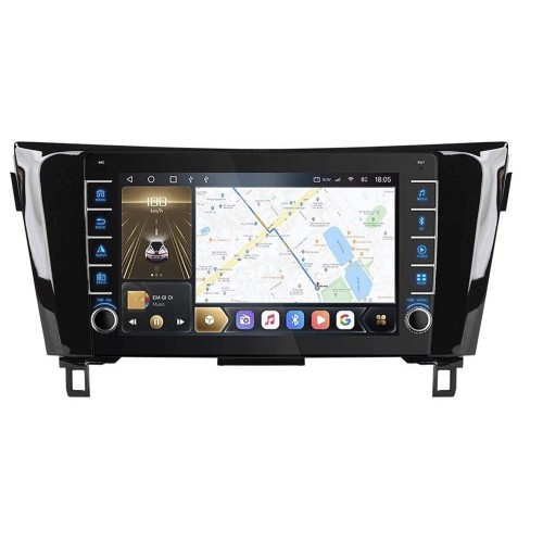 Штатная магнитола CarMedia OL-1675-F (с кнопками) для Nissan Qashqai II, X-Trail III (T32) 2015-2019 на Android 10.0
