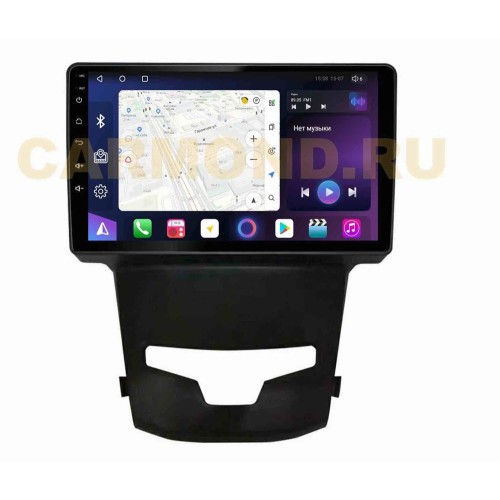 Штатная магнитола Unison QL355M для SsangYong Actyon II 2013-2022 на Android 10.0