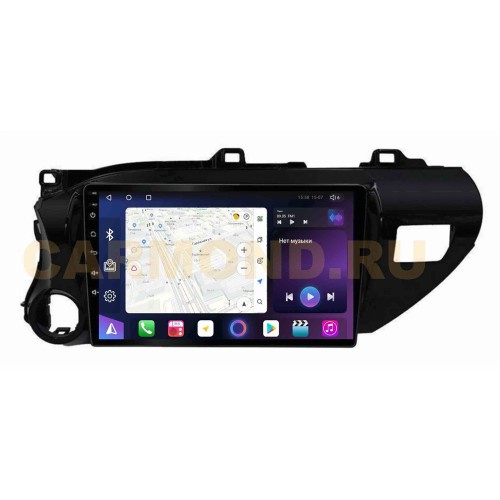 Штатная магнитола Unison QL588/1077M для Toyota Hilux 2015-2020 на Android 10.0