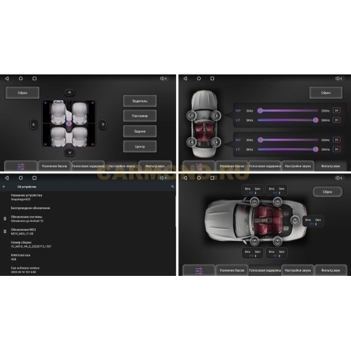 Штатная магнитола Unison QL143M для Toyota Hilux 2012+ на Android 10.0