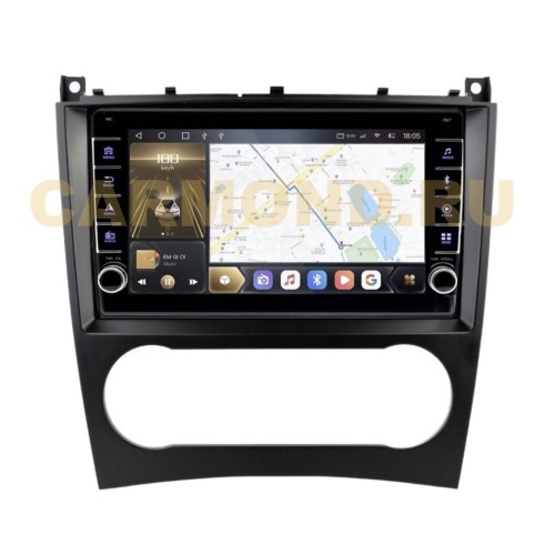 Штатная магнитола CarMedia OL-9987-P (с кнопками) для Mercedes Benz C-class (W203), CLK-Class (W209) 2000-2005,G класс W463 2001-2006 на Android 10.0