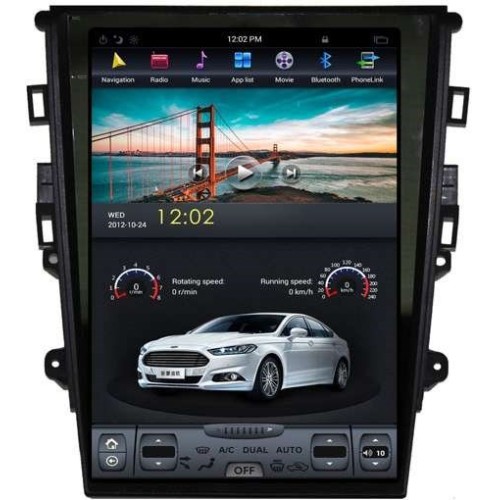 Магнитола Тесла CarMedia ZF-1201-S3 для FORD MONDEO 5 2015-2022 top level на Android 8.1