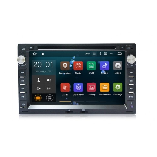 Штатная магнитола CarMedia MKD-7018B-P6 для Volkswagen универсальная на Android 10.0