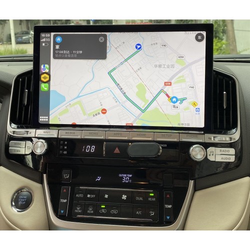 Штатная магнитола CarMedia KP-T1301 для Toyota Land Cruiser 200 2007-2015 low на Android 10.0