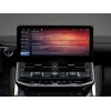 Штатная магнитола CarMedia KP-T1210 для Toyota Land Cruiser 300 2021-2025 + low на Android 10.0