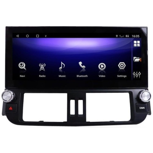 Штатная магнитола CarMedia KP-T1208 для Toyota Land Cruiser Prado 150 2009-2013 на Android 10.0