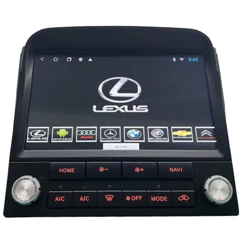 Штатная магнитола CarMedia KP-T1207 для Toyota Land Cruiser 100 1998-2002 TOP на Android 10.0
