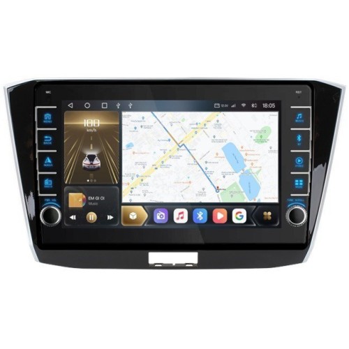 Штатная магнитола CarMedia OL-1906-Q (с кнопками) для Volkswagen Passat B8 2015-2022 на Android 10.0