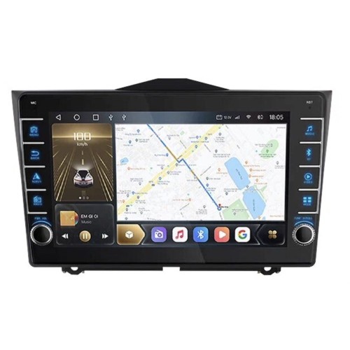 Штатная магнитола CarMedia OL-9063-Q (с кнопками) для Lada GRANTA 2018-2025 на Android 10.0