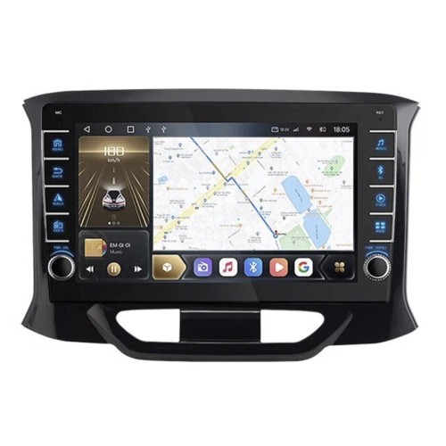 Штатная магнитола CarMedia OL-9064-Q (с кнопками) для Lada Xray 2016-2022 на Android 10.0