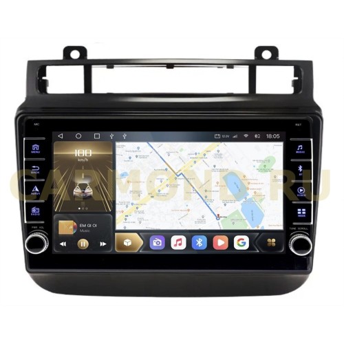 Штатная магнитола CarMedia OL-9107-Q (с кнопками) для Volkswagen TOUAREG 2011+ на Android 10.0