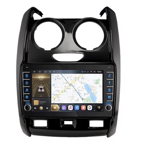 Штатная магнитола CarMedia OL-9115-2-Q (с кнопками) для Lada Largus 2021+ на Android 10.0