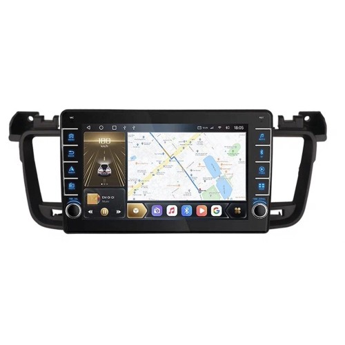 Штатная магнитола CarMedia OL-9142-Q (с кнопками) для Peugeot 508 I 2012-2018 на Android 10.0