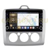 Штатная магнитола CarMedia OL-9201-A-Q для Ford Focus II 2005-2011 (с кнопками) с климат-контролем на Android 10.0