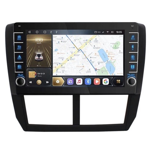 Штатная магнитола CarMedia OL-9512-Q (с кнопками) для Subaru Forester III 2008-2013, Impreza III 2007-2013 на Android 10.0