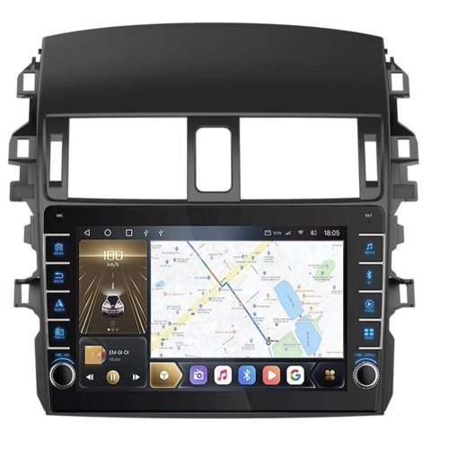 Штатная магнитола CarMedia OL-9605-Q (с кнопками) для Toyota Corolla X 2006-2013 на Android 10.0