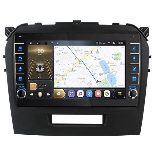 Штатная магнитола CarMedia OL-9621-Q (с кнопками) для Suzuki Vitara IV 2014-2024 на Android 10.0