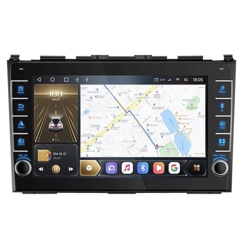 Штатная магнитола CarMedia OL-9640-Q (с кнопками) для Honda CR-V III 2007-2012 на Android 10.0