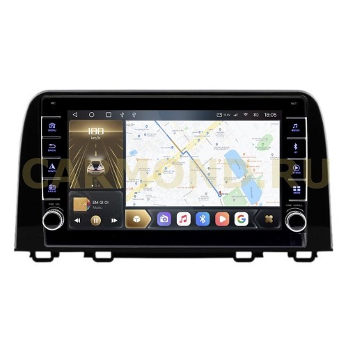 Штатная магнитола CarMedia OL-9651-Q (с кнопками) для Honda CR-V 2017-2024 на Android 10.0