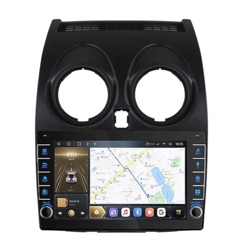 Штатная магнитола CarMedia OL-9662-Q (с кнопками) для Nissan Qashqai I 2007-2013 на Android 10.0
