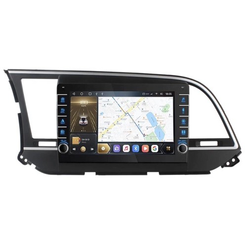 Штатная магнитола CarMedia OL-9708-Q (с кнопками) для Hyundai Elantra VI (AD) 2016-2019 на Android 10.0