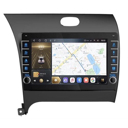 Штатная магнитола CarMedia OL-9732-Q (с кнопками) для Kia Cerato III 2013-2018 на Android 10.0