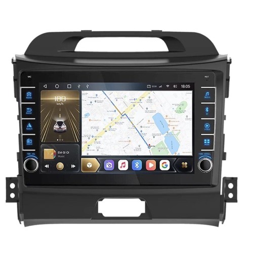 Штатная магнитола CarMedia OL-9735-Q (с кнопками) для KIA Sportage III 2010-2016 на Android 10.0