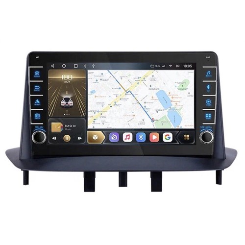 Штатная магнитола CarMedia OL-9997-Q (с кнопками) для Renault Fluence/ Megane 2009-2016 на Android 10.0