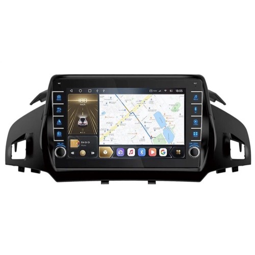 Штатная магнитола CarMedia OL-9203-1-Q (с кнопками) для Ford Kuga II 2013-2019 на Android 10.0