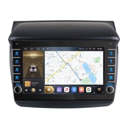 Автомагнитола CarMedia OL-9635-Q (с кнопками) для Mitsubishi Pajero Sport II, L200 IV 2006-2015 на Android 10.0