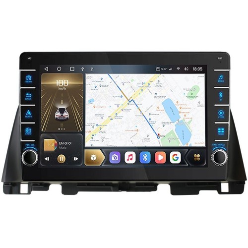 Штатная магнитола CarMedia OL-1739-F (с кнопками) для Kia Optima IV 2016-2020 на Android 10.0