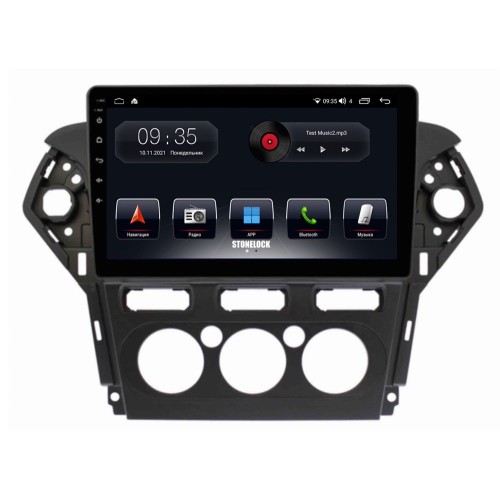 Штатная магнитола Stonelock FRD105MB 6/128 ГБ для Ford Mondeo IV 2010-2015 на Android 10.0