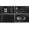 Автомагнитола Unison QL003M для Ford Focus, Mondeo, C-Max, Galaxy (климат) на Android 10.0