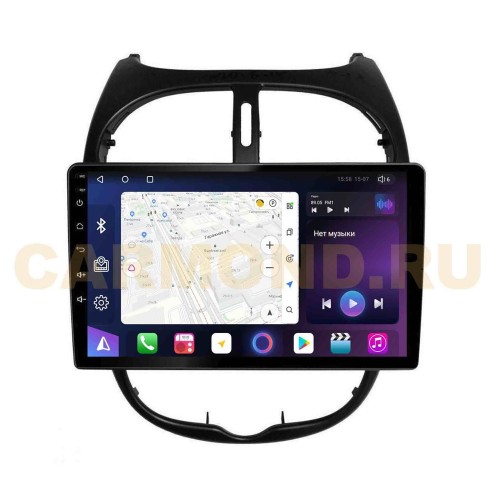 Штатная магнитола Unison QL778M для Peugeot 206 1998-2012 на Android 10.0