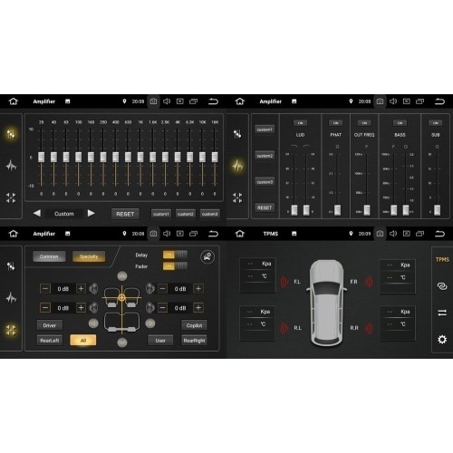 Штатная магнитола CarMedia SF-1270-Q для Nissan Patrol 2004-2010 на Android 10.0