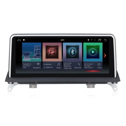 Штатная магнитола CarMedia MKD-B1002H-Q6 для BMW X5 (E70), X6 (E71) 2010-2014 CIC на Android 10.0