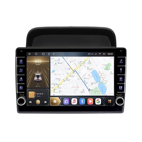 Штатная магнитола CarMedia SF-1698-3-N (с кнопками) для Toyota Land Cruiser 100 1998-2002 на Android 10.0