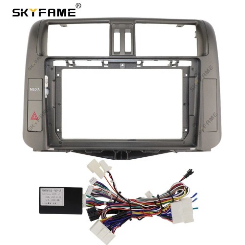 Штатная магнитола CarMedia SF-9613-2-D для Toyota Land Cruiser Prado 150 2009-2013 high с круговым обзором на Android 10.0