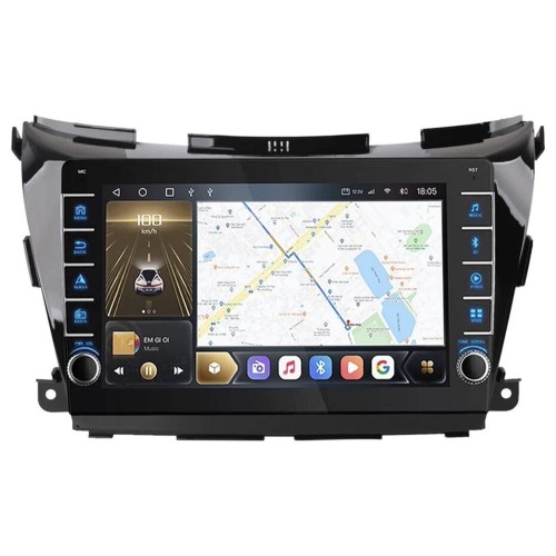 Штатная магнитола CarMedia OL-1663-Q (с кнопками) для Nissan Murano III (Z52) 2015-2022 на Android 10.0