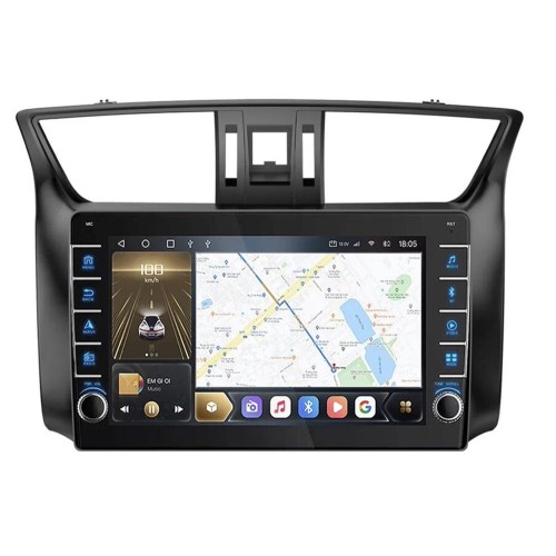 Штатная магнитола CarMedia OL-1666-Q (с кнопками) для Nissan Sentra VII (B17) 2014-2017, Tiida II 2015-2017 на Android 10.0