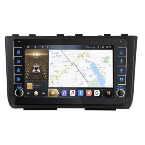 Штатная магнитола CarMedia OL-1774-Q (с кнопками) для Hyundai Creta 2021-2024 на Android 10.0