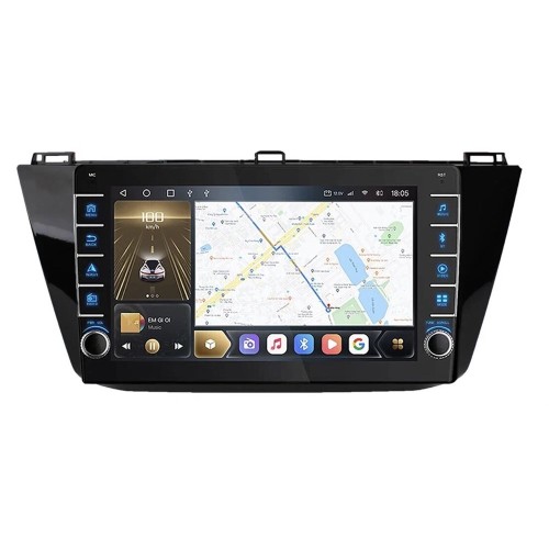 Штатная магнитола CarMedia OL-1913-Q (с кнопками) для Volkswagen Tiguan 2016-2022 на Android 10.0