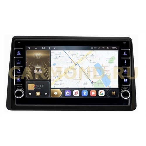 Штатная магнитола CarMedia OL-1941-Q (с кнопками) для Renault Duster II 2021 на Android 10.0